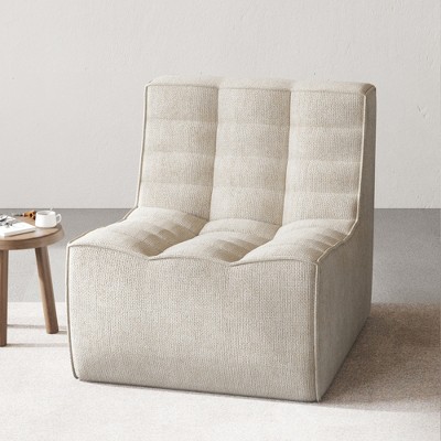 Lazy Floor Sofa Couch, Bean Bag Chair,27.56"Single Sofa, Fireside Chair,Corner Relax Sofa Couch for Apartment,No Assembly Needed