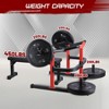 Chest Press Machine With Adjustable Flat Bench,Versatile Bench Press Rack for Home Gym,Bench Press Machine With Independent Converging Arms - 4 of 4