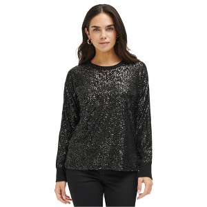 Calvin Klein Womens Sequin Pullover Sweater - 1 of 1