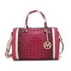 MKF Collection Eleanor Faux Crocodile-Embossed Vegan Leather Women’s Satchel by Mia K - 2 of 4