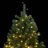 Aghana Digitals 70.9" Green Artificial Christmas Tree with Hinged Branches, 300 Warm White LEDs, 8 - 3 of 4