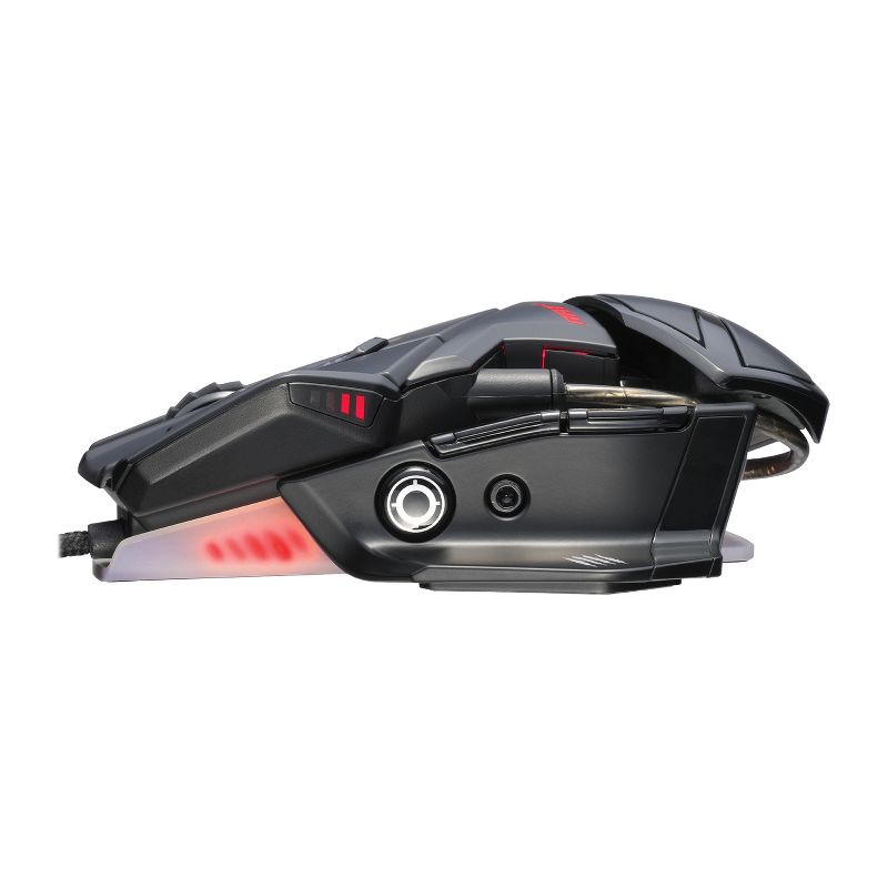 MAD CATZ® R.A.T. 4+ Optical Corded Gaming Mouse, Black, 4 of 8