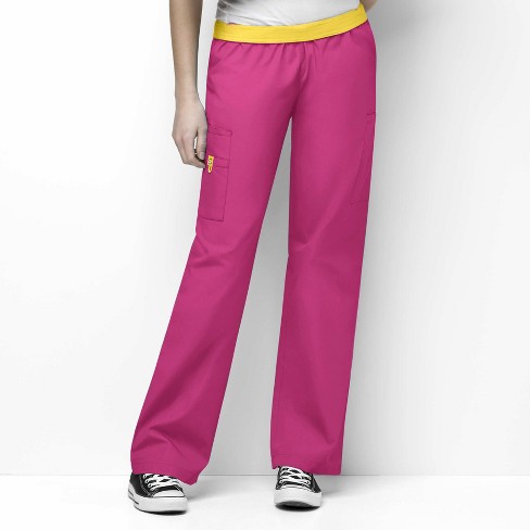 PLUSH CARGO PANTS - Pink