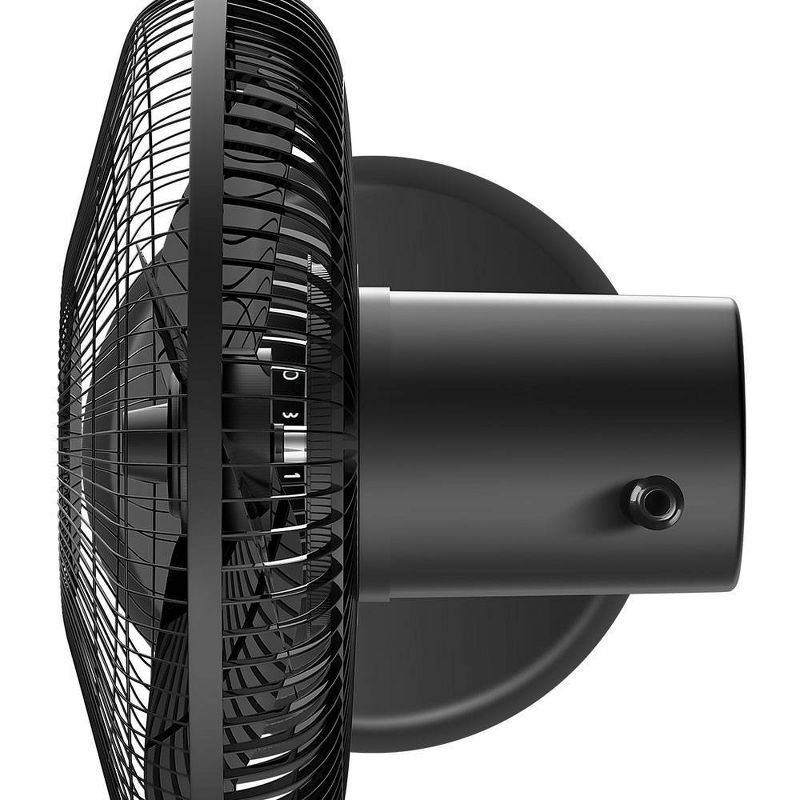 Holmes 12&#34; Oscillating 3 Speed Adjustable Table Fan with Push Button Controls, 5 of 12