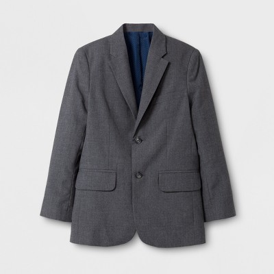 Boys grey suit jacket sale