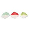 Transpac Ceramic Cocktail Gnome Shaped Plate Set of 3 Christmas Home Decorations - 2 of 2