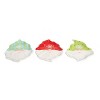 Transpac Ceramic Cocktail Gnome Shaped Plate Set of 3 Christmas Home Decorations - image 2 of 2