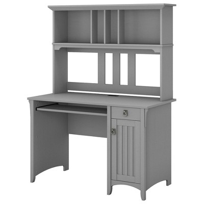 Gray Corner Desk With Hutch 55, Bush Furniture Cabot Corner Desk With Hutch