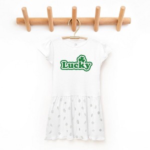 The Juniper Shop Lucky Bold Toddler Graphic Dress - 1 of 3