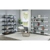 MAYEERTY 5 Tier Bookcase, Metal Frame MDF Board, Home Office - 2 of 4