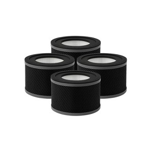 Nispira True HEPA Replacement Filter for Air Purifier, Compatible with Tao Tronics TT-AP001, 4 Packs - 1 of 4