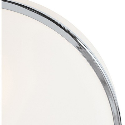 Aero Chrome 12.5" Square LED Flush Mount for Indoor/Outdoor
