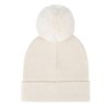 Levi's Women's Relaxed Cuffed Beanie with Pom - 3 of 4