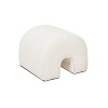 Vynxaria Bridge 16" Arched Upholstered Footstool Ottoman ¨C Whimsical & Durable Design - 2 of 4