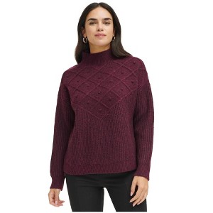 Calvin Klein Womens Popcorn Stitch Pullover Sweater - 1 of 1