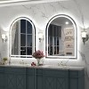 Apmir Super Bright 192 LEDs/m LED Lighted Anti-Fog Tempered Glass Arched Bathroom/Vanity Mirror with ETL & 3-Year Warranty - 3 of 4