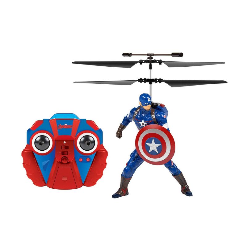 Marvel Avengers Captain America Flying Figure IR Helicopter, 1 of 10