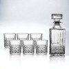 Fifth Avenue Highland Whiskey Decanter and Glass Set, 7-Piece Set for Liquor, Scotch, Wine, 6 Matching DOF Tumblers, Elegant Liquor Carafe w/ Stopper - 3 of 4