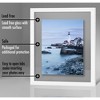 Americanflat 11x14 Floating Frame in White with Polished Glass and Hanging Hardware Included - Also Use 8x10 or 5x7 Photos for Floating Effect - 4 of 4