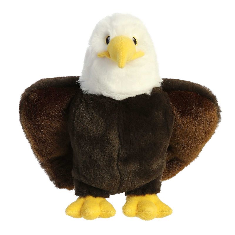 Aurora Medium Eagle Eco Nation Eco-Friendly Stuffed Animal Brown 9.5", 4 of 7