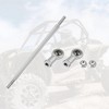 Unique Bargains M8 Steering Suspension Tie Rod for 49cc Electric ATV Go Kart 2Pcs Silver Tone - 3 of 3