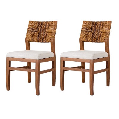 New Pacific Direct New Pacific Direct Lyon Abaca Dining Chair - Natural (Pack of 2)