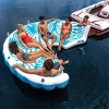 WOW Inflatable Lounging Resort Island 6/8 Person Float - Blue/White - 2 of 4