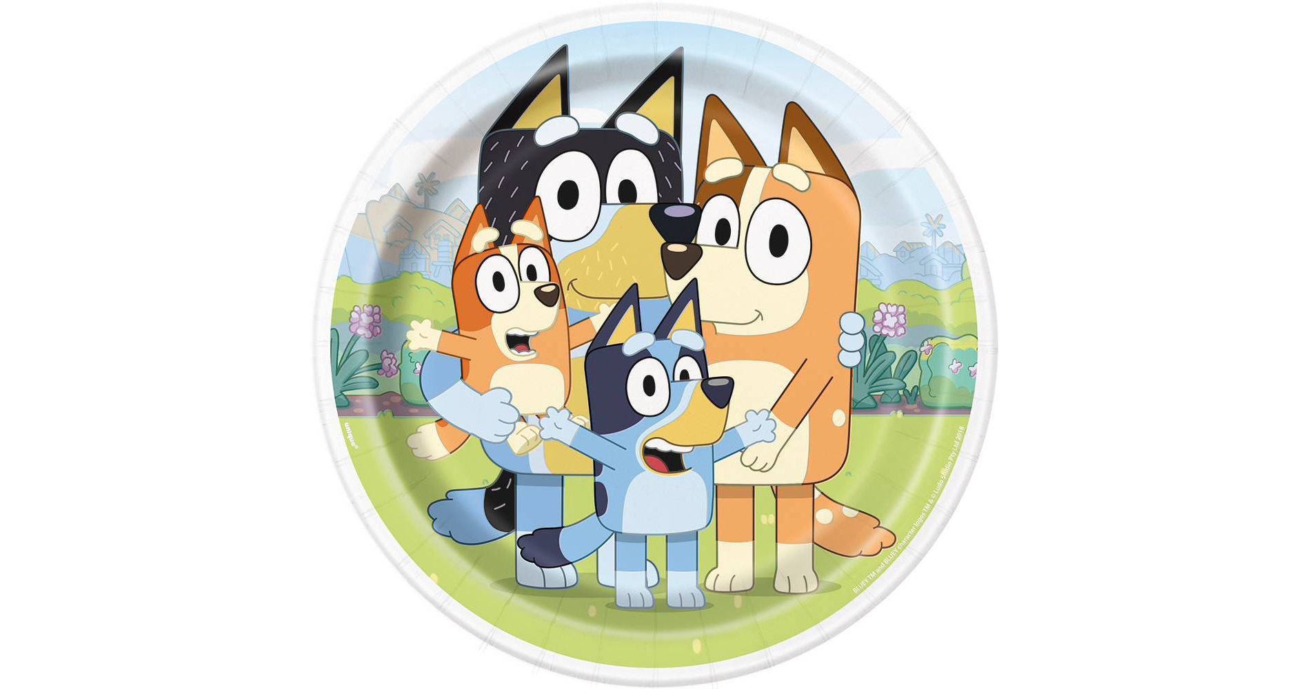 Bluey 9" 8ct Party Dinner Paper Plates
