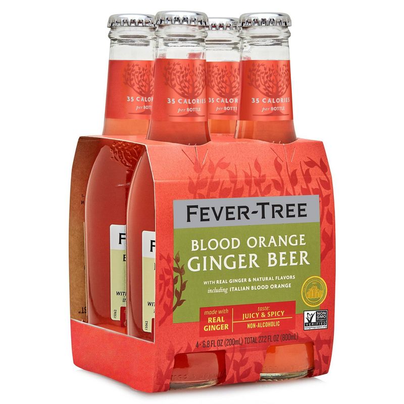 Fever-Tree Light Blood Orange Ginger - 4pk/200ml Bottles, 2 of 7