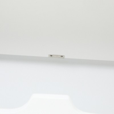 Bright White MDF Hall Tree with Storage Bench and Coat Hooks