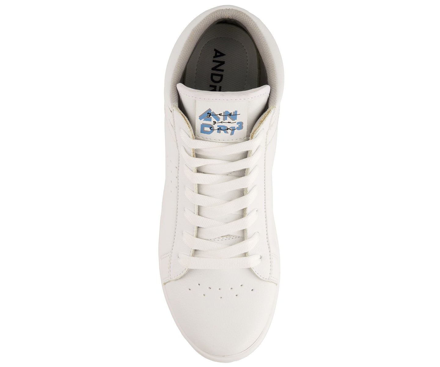 Женские кроссовки Andrea High Top Classic Sneakers 85664, White, цвет: Белый — фото 4