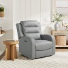 Relax-A-Lounger Alpine Power Recliner Gray Vegan Leather - 2 of 4