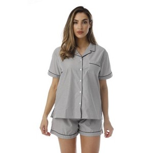 Cocoom Button-Down Pajama Short Set  Trendy Pink Sleepwear - 1 of 4