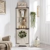 OKD 68" Tall Corner Cabinet with 2 Barn Door & Adjustable Shelves for Bathroom - 2 of 4