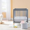 Fitted Crib Sheet Love to Dream Rainbow/Moon/Stars - Gray - Cloud Island™ - 2 of 4