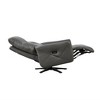Recliner Chair With Dual Motor Adjustable Headrest 360° Swivel USB Charge Port Euro Contemporary Design For Indoor Home Office Living Room - 4 of 4