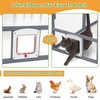 Sandinrayli Extra Large Catio Outdoor Cat Enclosure, 110" Large Walk-in Outdoor Cat Run for Multiple Cats - 2 of 4