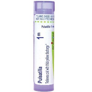 Pulsatilla 1M by Boiron Homeopathic Single Medicine For Cough, Cold & Flu  -  80 Pellet - 1 of 4