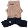 Touchdog (R) Vogue Neck-Wrap Sweater and Denim Pant Outfit - 4 of 4