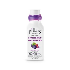 Pillars Mixed Berry Greek Yogurt Drink - 12oz - 1 of 4