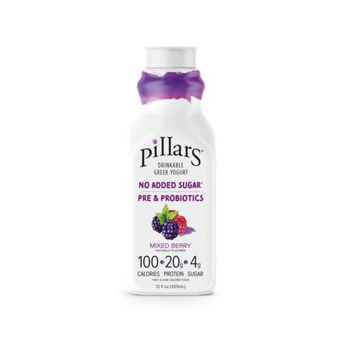 Pillars Mixed Berry Greek Yogurt Drink - 12oz - image 1 of 4