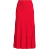 Lands' End Women's Cozy Lofty Cable Fluted Midi Sweater Skirt - 3 of 4
