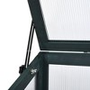 Large Wood Greenhouse with Portable Cold Frame, Wheels & Adjustable Shelves, Indoor/Outdoor Use - 4 of 4