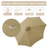 Yescom 9 Ft Wooden Pole Patio Umbrella - image 3 of 4