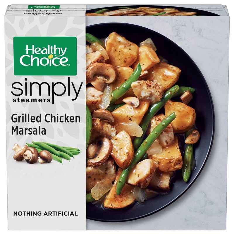 Healthy Choice Simply Steamers Frozen Grilled Chicken Marsala with Mushrooms - 9.9oz, 1 of 5