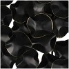 Metal Abstract Overlapping Folded Circle Wall Decor with Gold Accent Black - Olivia & May: Vertical Hanging, Nautical Theme - 2 of 4