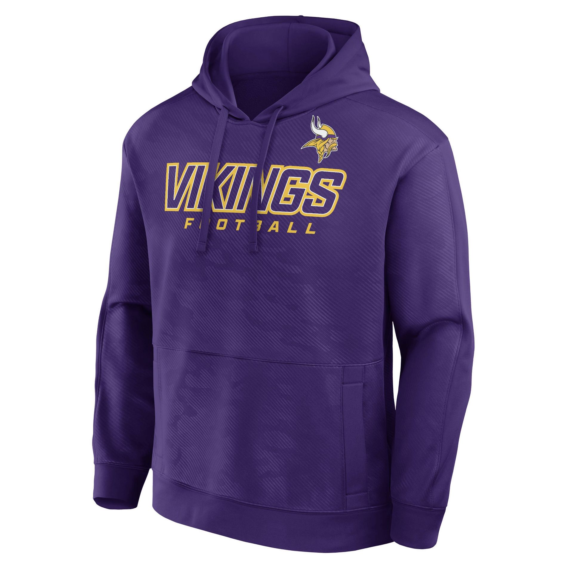 NFL Minnesota Vikings Men's Long Sleeve Performance Hooded Sweatshirt