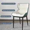 Dining Chairs Set of 4 - Ergonomic PU Leather Seats with High Resilience Sponge, Comfortable Comedor Sillas for Kitchen & Country Home - 4 of 4