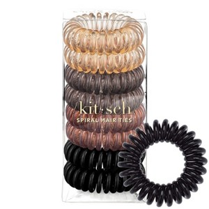 Kitsch Spiral Hair Ties 8 Pack - 1 of 4