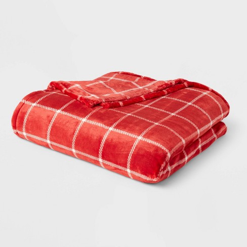 Microplush Bed Blanket - Threshold™ - image 1 of 3